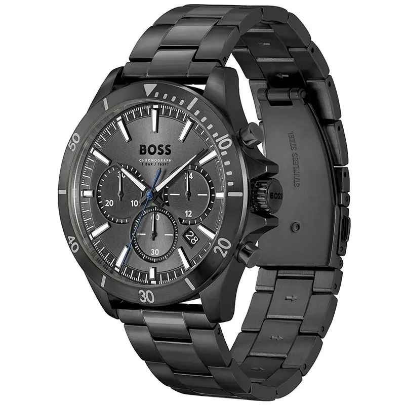 Hugo Boss Troper Chronograph Black Dial Men's Watch | 1514058