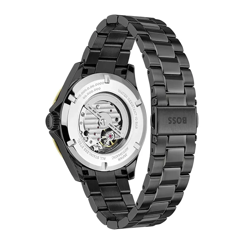 Hugo Boss Troper Automatic Black Dial Men's Watch | 1514203