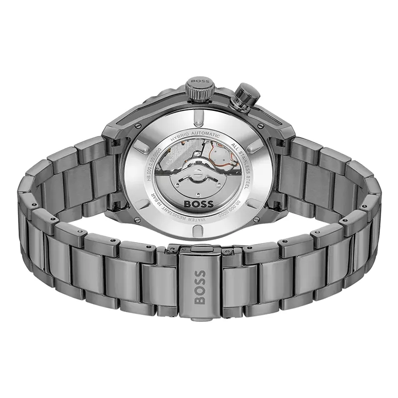 Hugo Boss Bossmatic Hybrid Automatic Grey Dial Men's Watch | 1514213