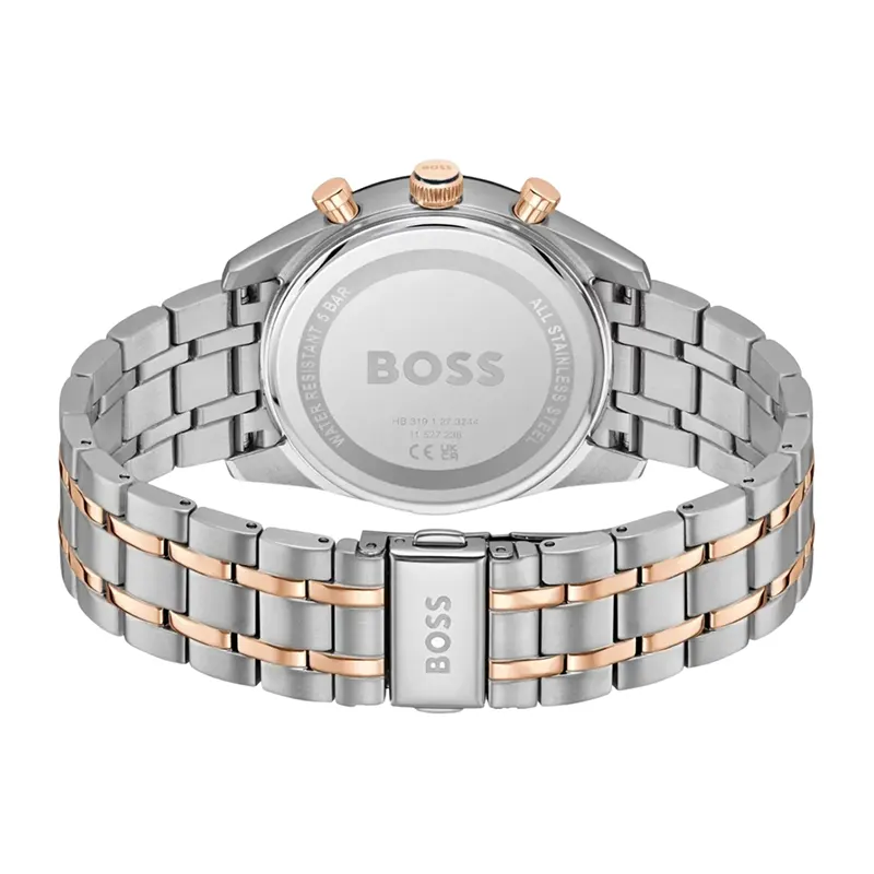 Hugo Boss Tourmaster Blue Dial Two-Tone Men's Watch | 1514288
