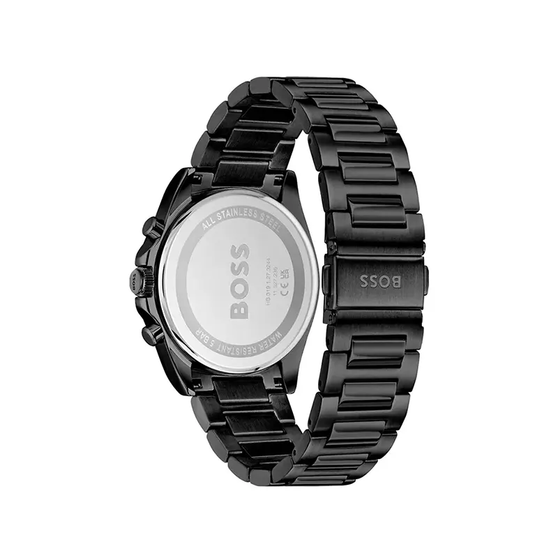 Hugo Boss Strike Chrono Black Dial Men's Watch | 1514291