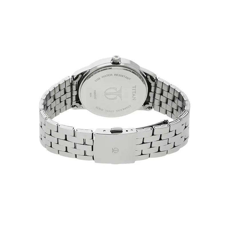 Titan 1584SM05 Workwear Brown Dial Men's Watch