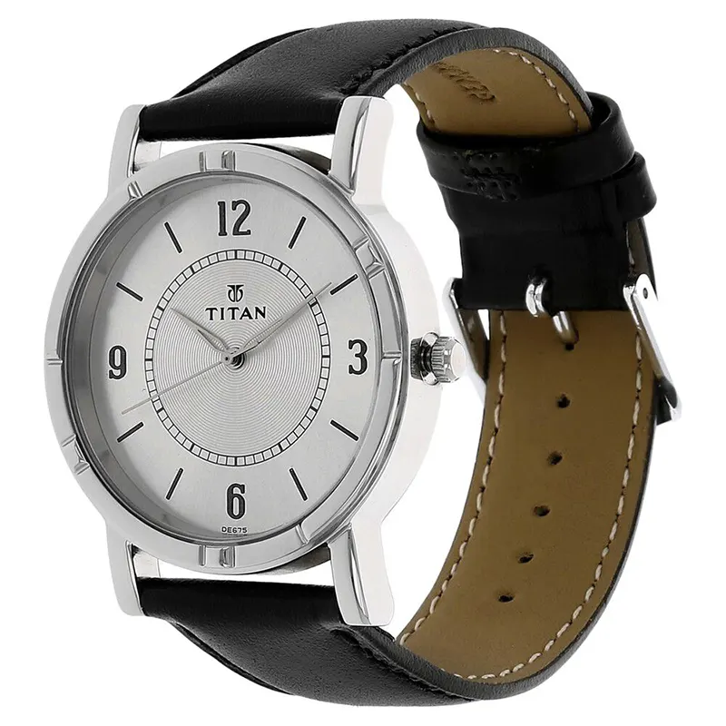 Titan 1639SL03 Karishma Silver Dial Men's Watch