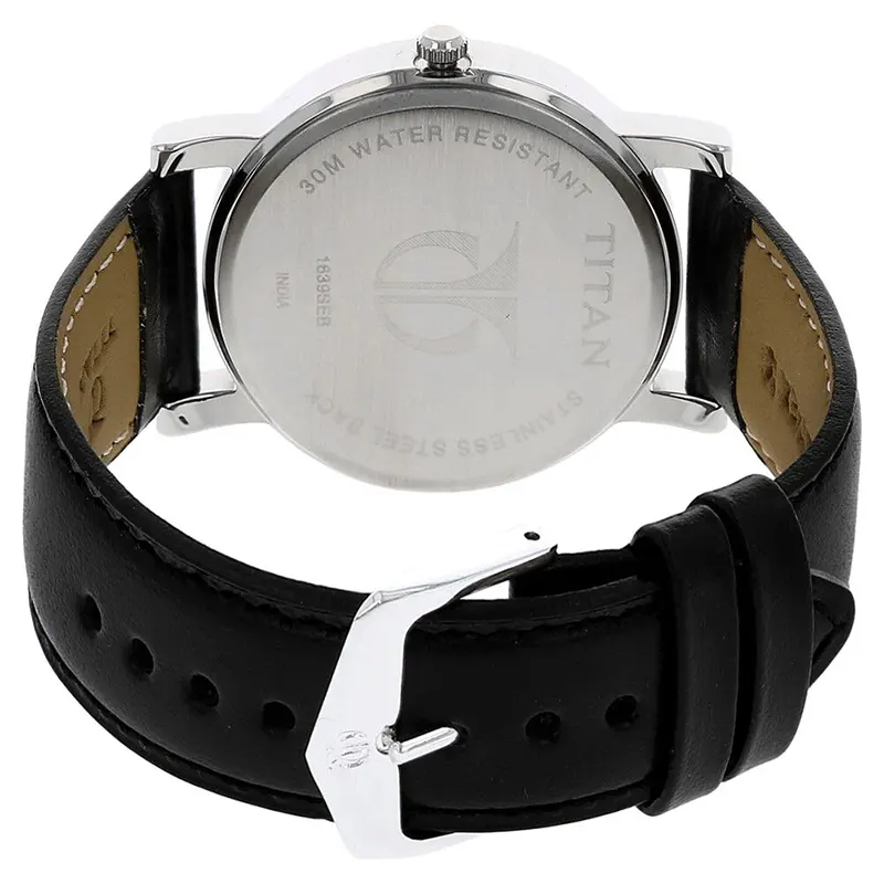 Titan 1639SL03 Karishma Silver Dial Men's Watch