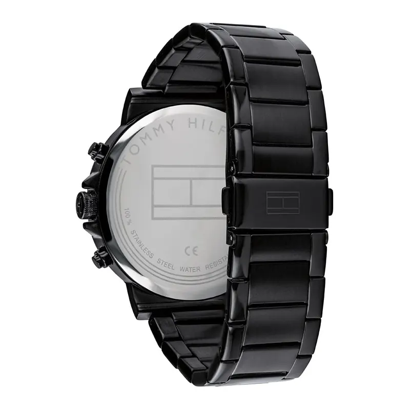 Tommy Hilfiger Daniel Multifunction Black Dial Men's Watch | 1710383