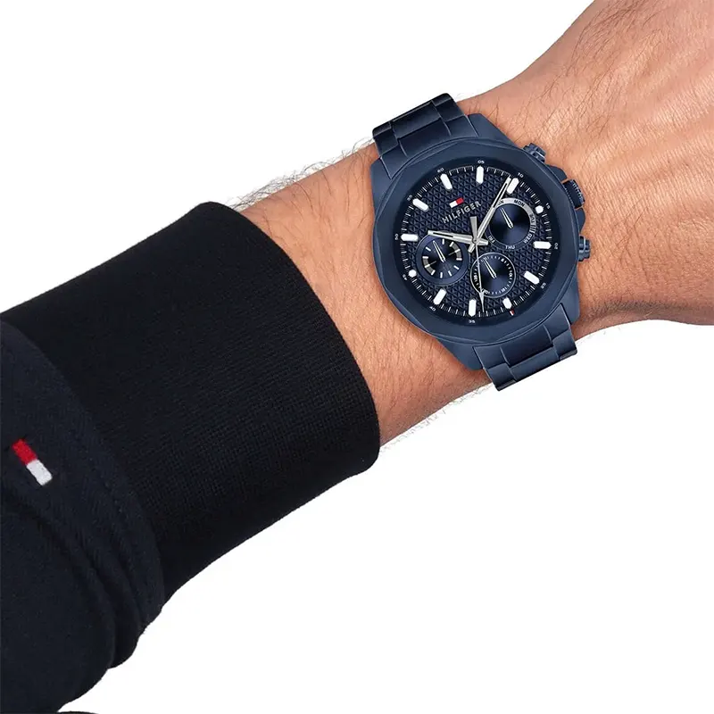 Tommy Hilfiger Lars Multifunction Navy Dial Men's Watch | 1710652