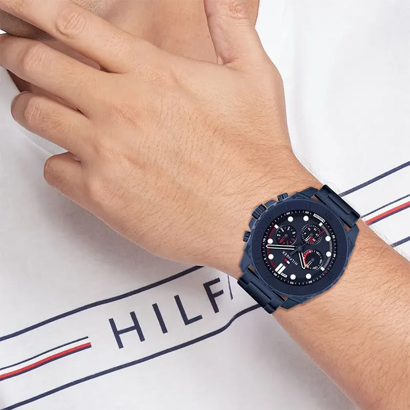 Tommy Hilfiger Morgan Blue Multi-function Dial Men's Watch | 1710691