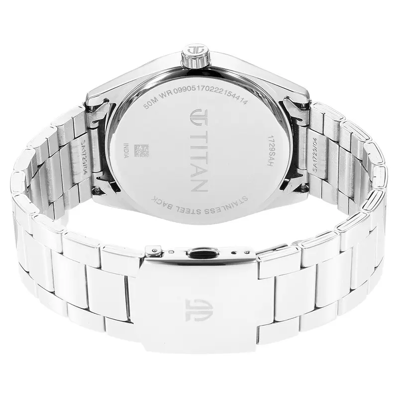 Titan Workwear Black Dial Men's Watch | 1729SM08