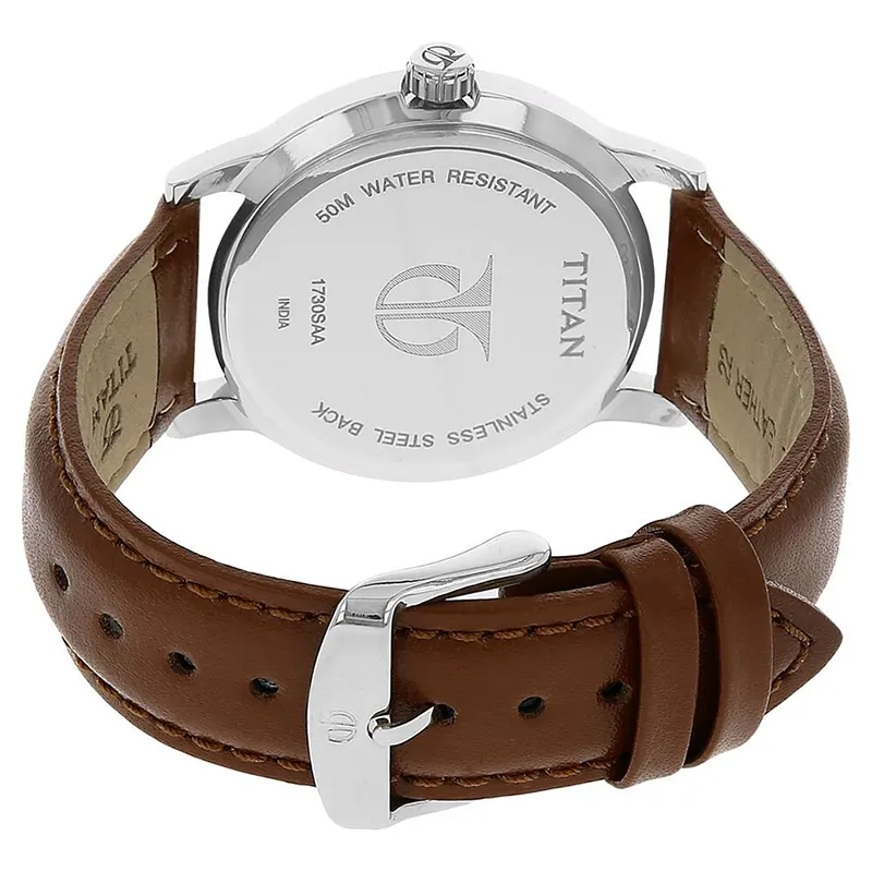 Titan Workwear 1730SL02 Black Dial Men's Watch