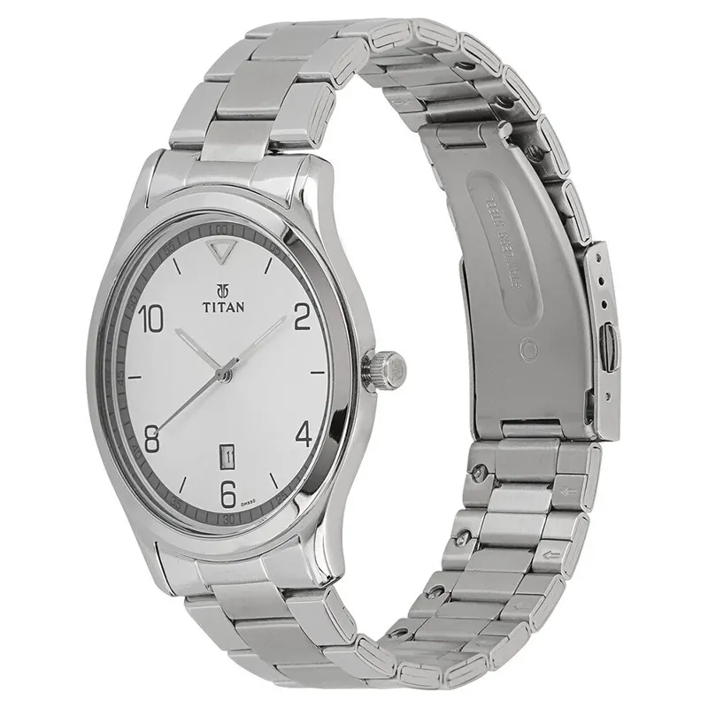 Titan Workwear 1770SM01 White Dial Men’s Watch