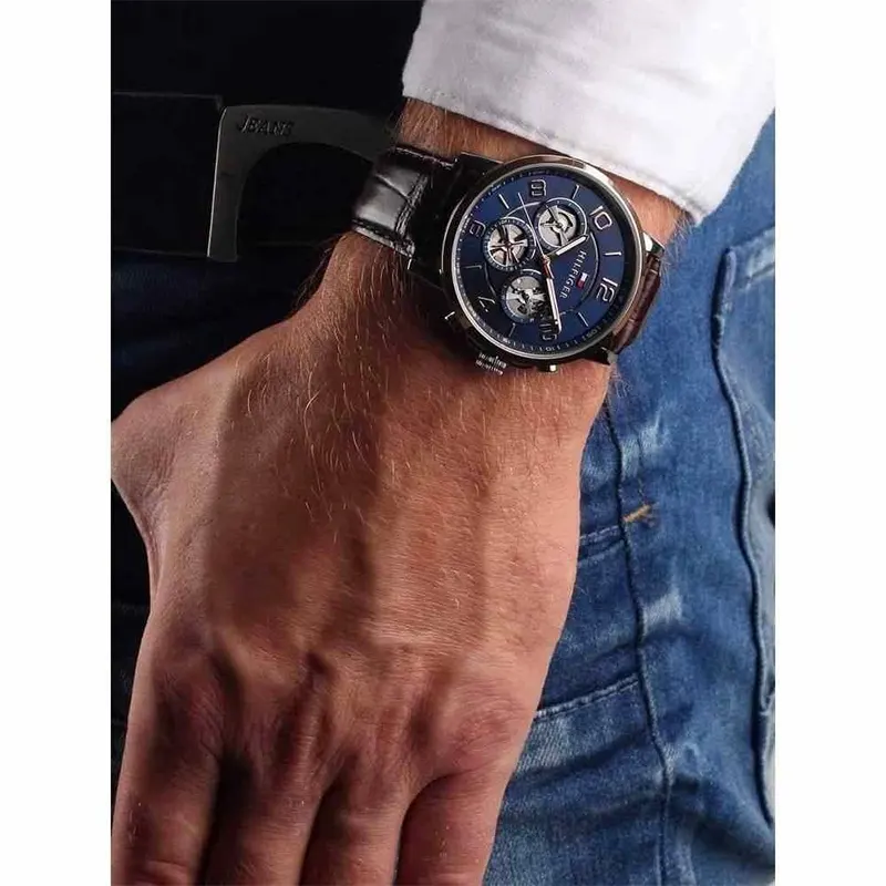 Tommy Hilfiger Keagan Multifunction Blue Dial Men's Watch | 1791290