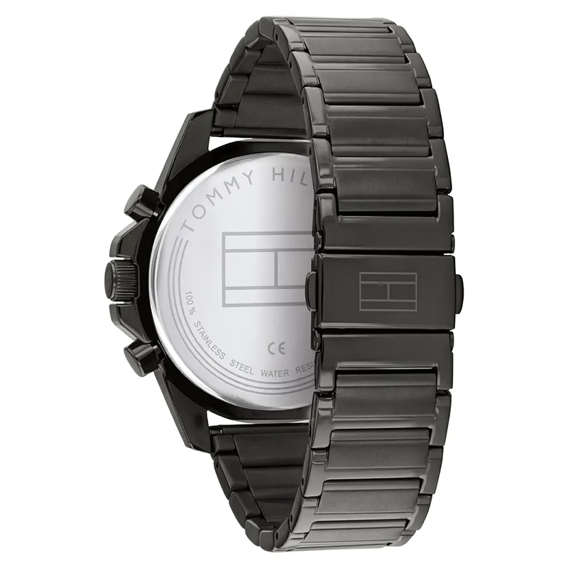 Tommy Hilfiger Mason Multifunction Black Dial Men's Watch | 1791790