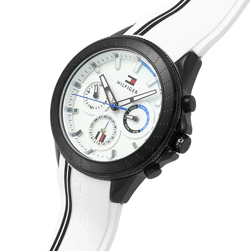 Tommy Hilfiger Aiden Multifunction White Dial Men’s Watch | 1791862
