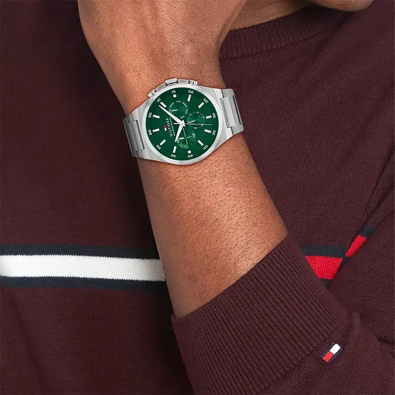 Tommy Hilfiger Dexter Multifunction Green Dial Men's Watch | 1792088