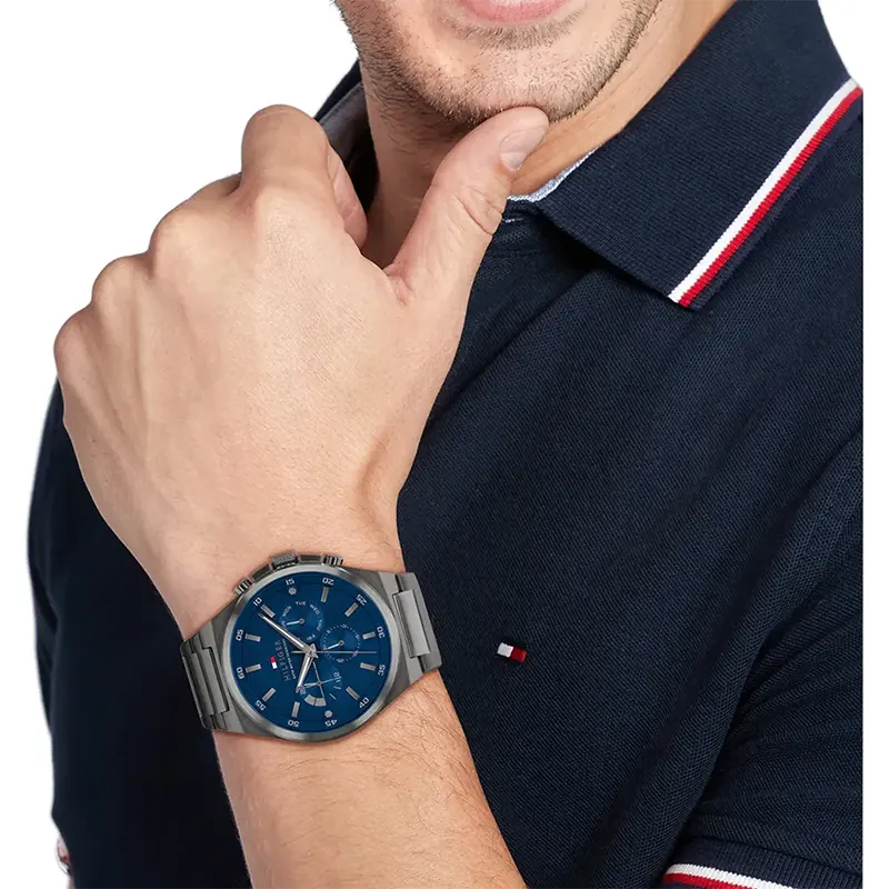 Tommy Hilfiger Dexter Multifunction Blue Dial Men's Watch | 1792089