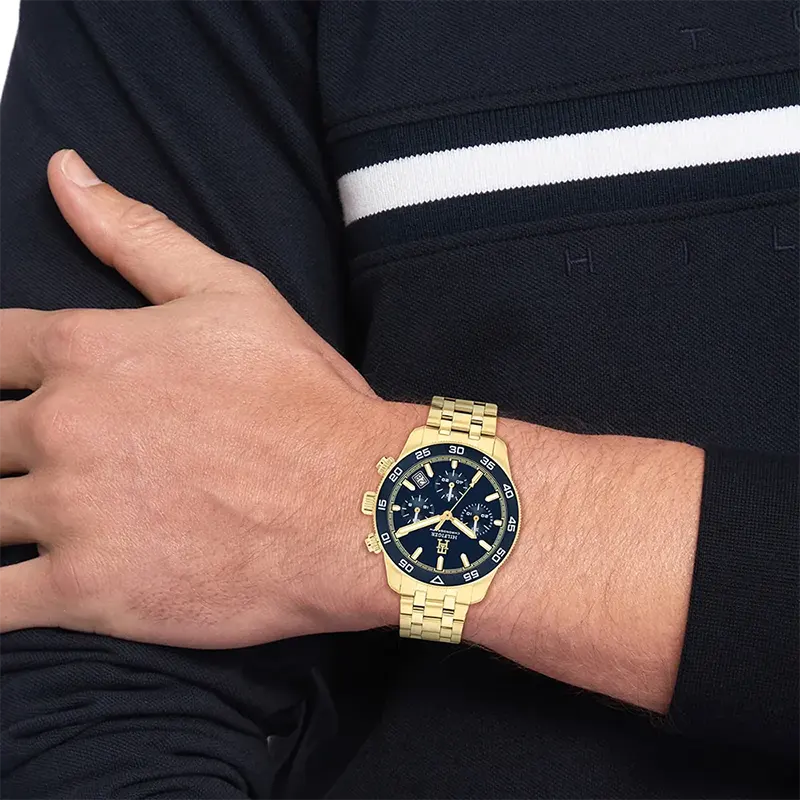 Tommy Hilfiger TH85 Chronograph Gold-tone Men's Watch Watch | 1792158
