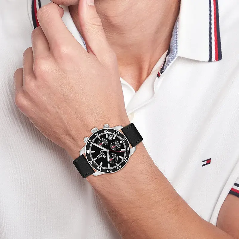 Tommy Hilfiger TH85 Black Dial Men's Watch Watch | 1792162