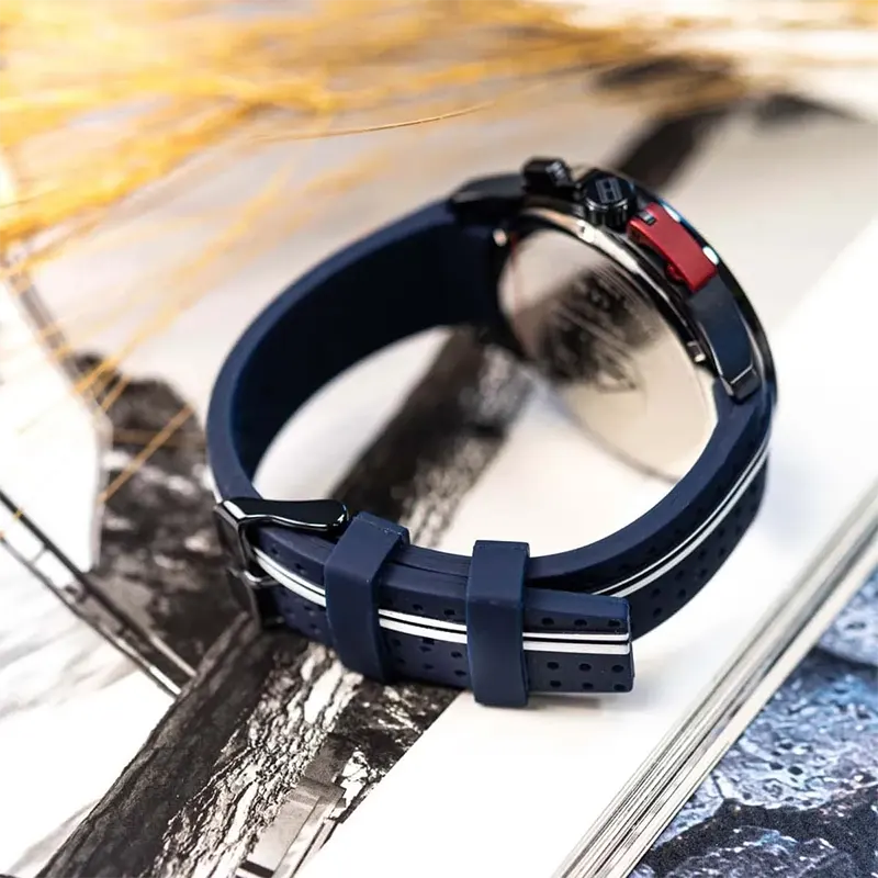 Tommy Hilfiger Bank Chronograph Blue Dial Men's Watch | 1792169