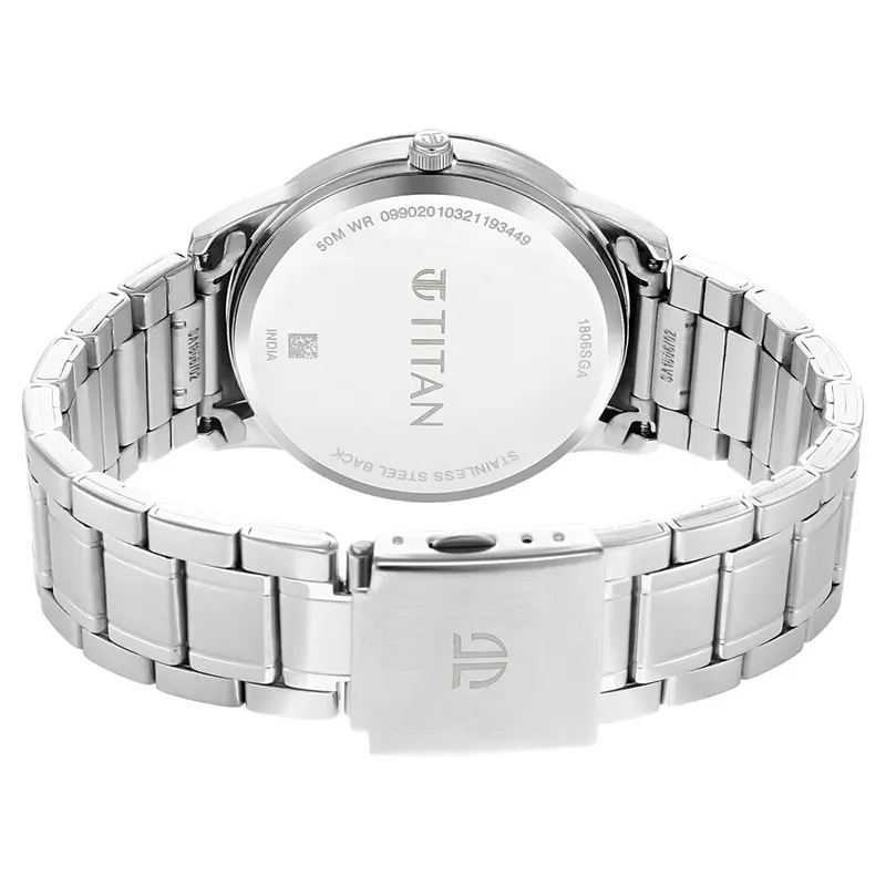 Titan Workwear Minimals Black Dial Men's Watch | 1806SM02