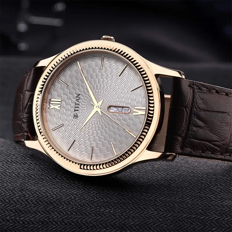 Titan Karishma Day-Date White Dial Men's Watch | 1824WL02
