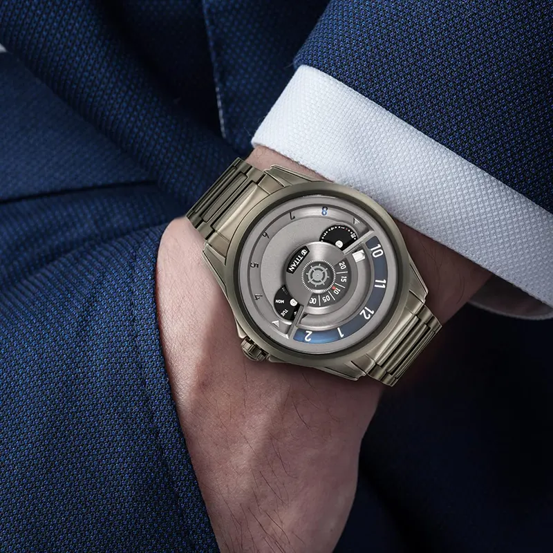 Titan Maritime Multifunction Anthracite Dial Men's Watch | 1830QM01