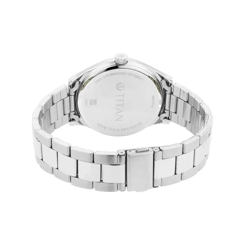 Titan Workwear Minimals Silver Dial Men's Watch | 1834SM01