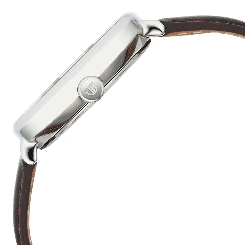 Titan Neo Curve Blue Dial Brown Leather Strap Men's Watch | 1885SL03