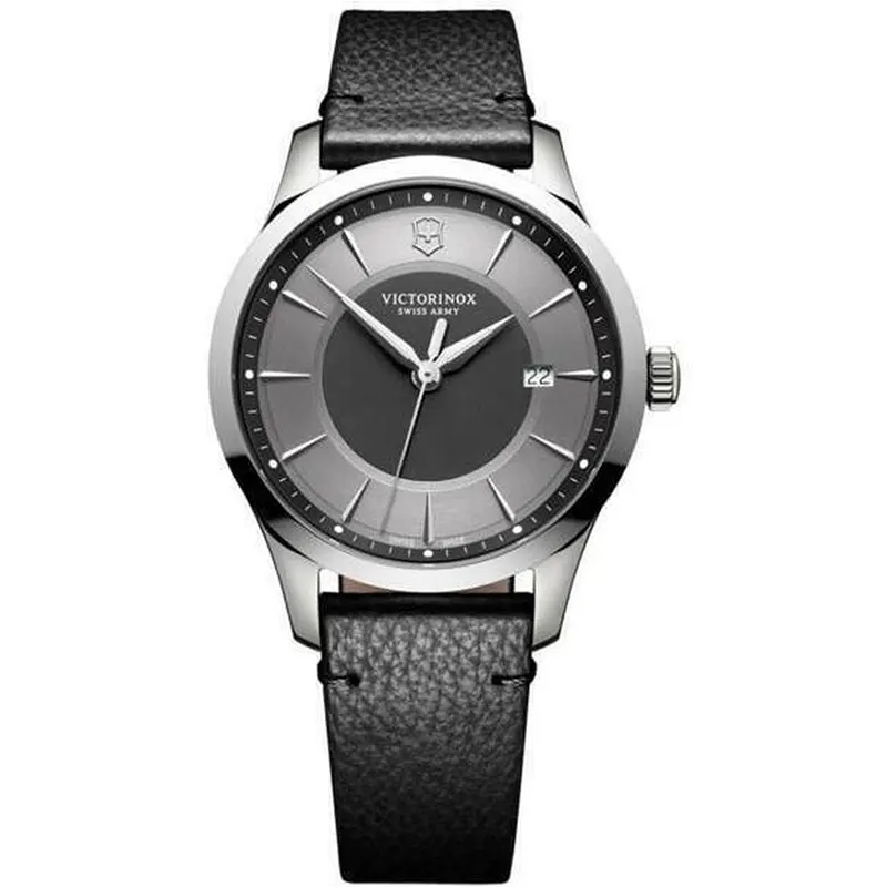 Victorinox Alliance Grey Dial Men's Watch with Swiss Army Knife Set | 241804.1