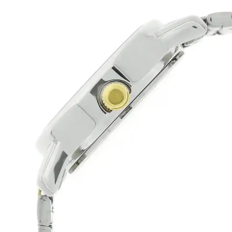 Titan 2572BM01 Karishma White Dial Two-tone Ladies Watch