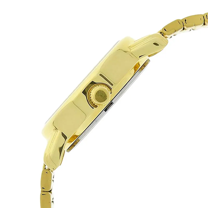 Titan Karishma 2572YM01 White Dial Gold-Tone Ladies Watch