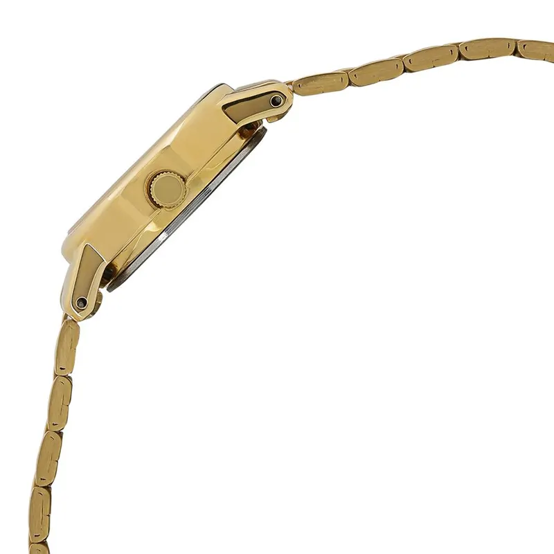 Titan 2593YM01 Champagne Dial Gold-tone Ladies Watch