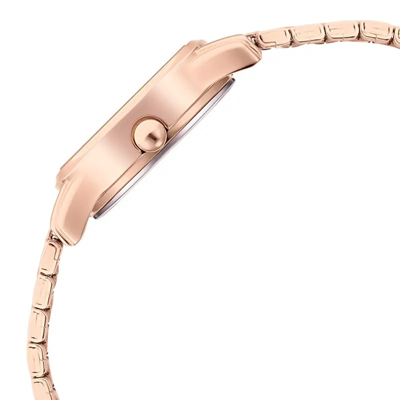 Titan Lagan 2656WM01 White Dial Rose Gold-Tone Ladies Watch