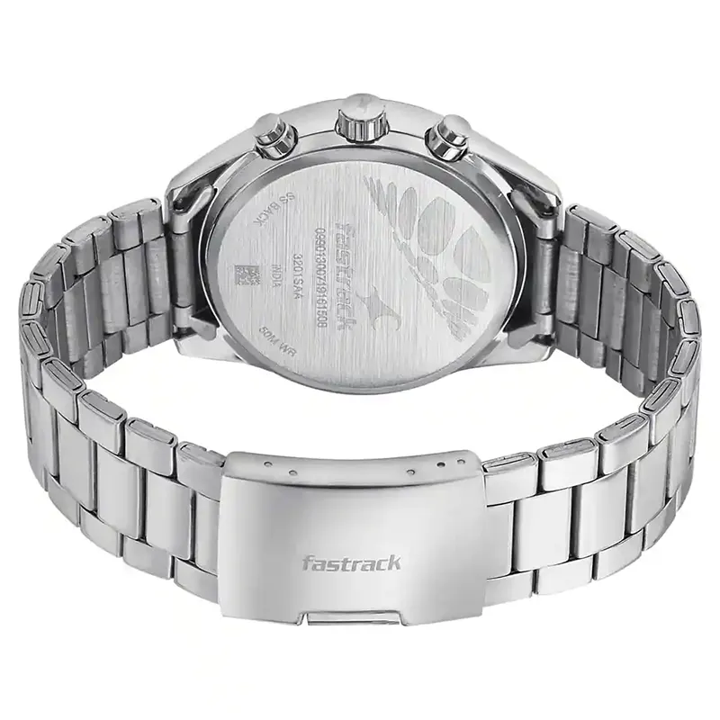 Fastrack HUD - Space Rover Silver Dial Men's Watch | 3201SM01