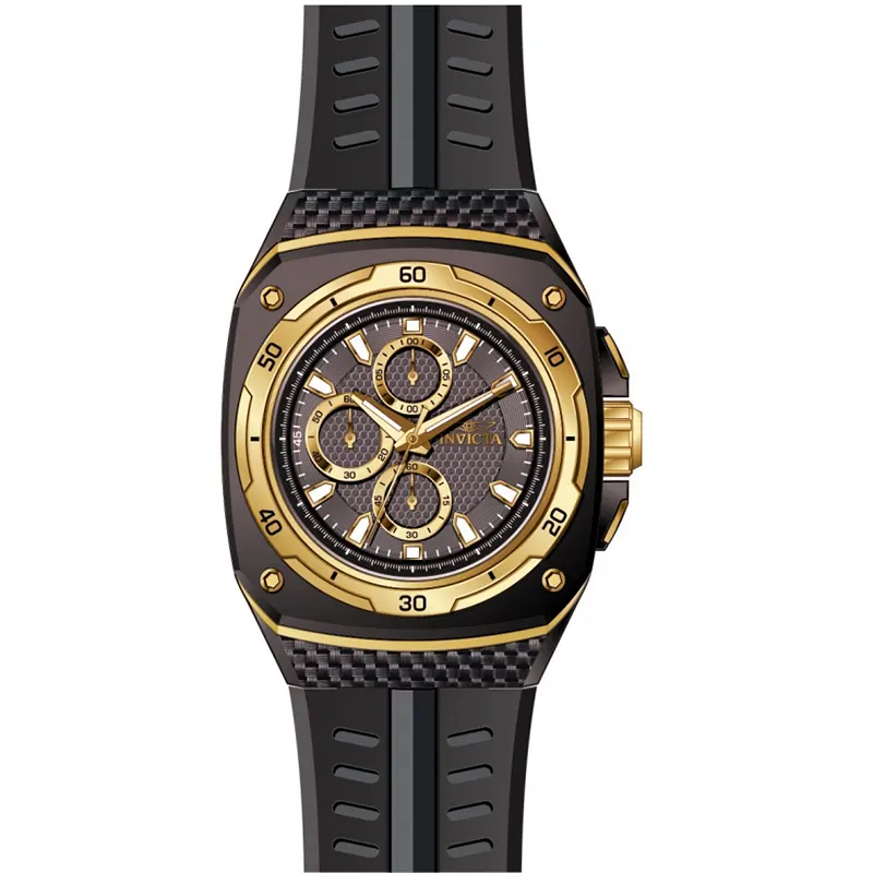 Invicta Speedway 46110 Chronograph Textured Black Dial Men's Watch