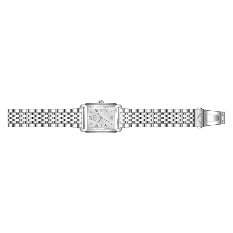 Invicta Vintage 46634 - Orologio Uomo Quarzo 33mm, Cassa Acciaio E Quadrante Argento, Impermeabile 3 ATM, Garanzia 2 Anni