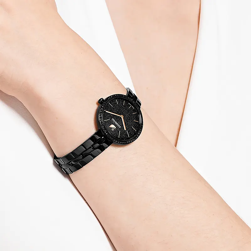 Swarovski Cosmopolitan Black Dial Ladies Watch | 5547646