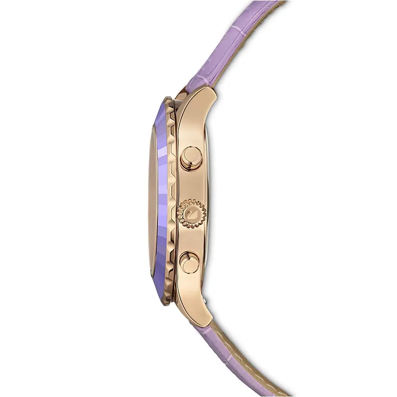 Swarovski Octea Lux Chronograph Purple Dial Ladies Watch | 5632263