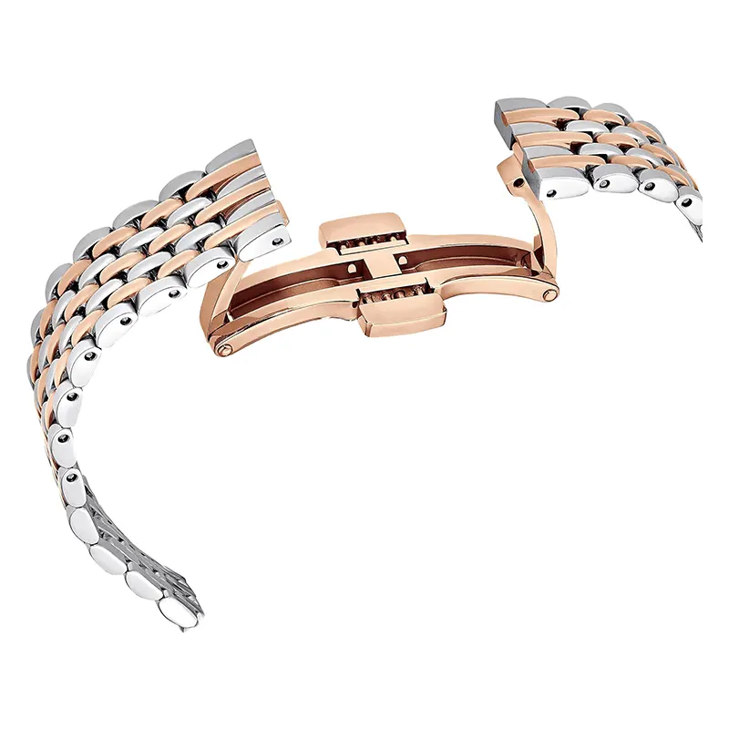 Swarovski Crystalline Aura White Dial Two-Tone Ladies Watch | 5644075