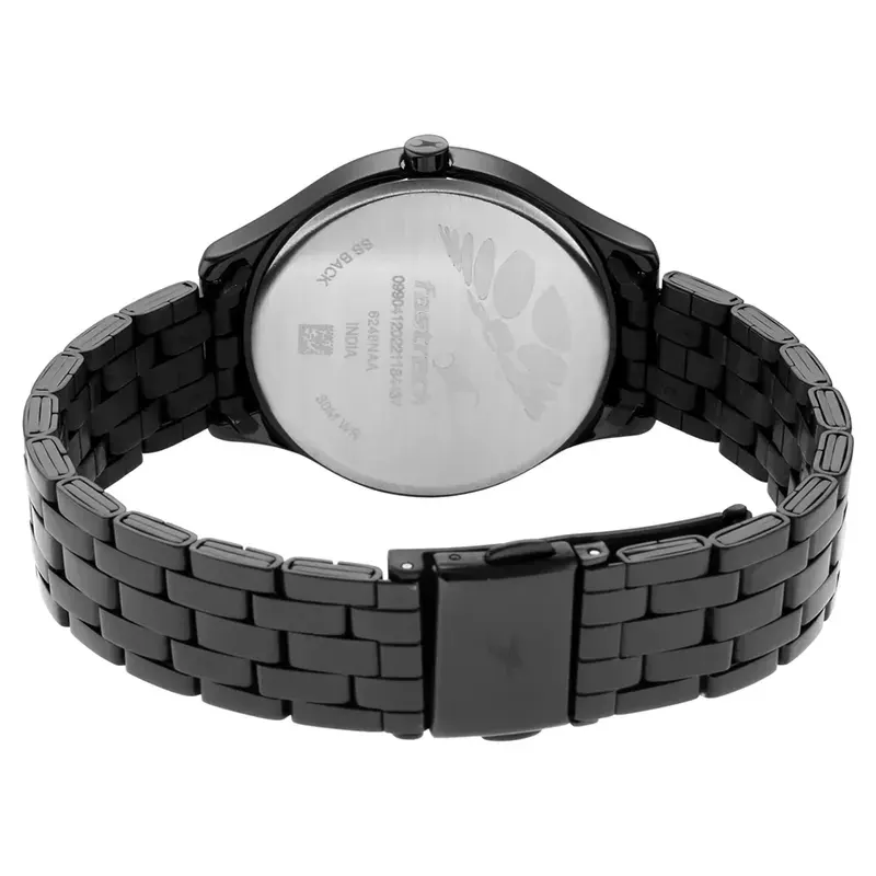 Fastrack 6248NM01 Stunner Black Dial Ladies Watch