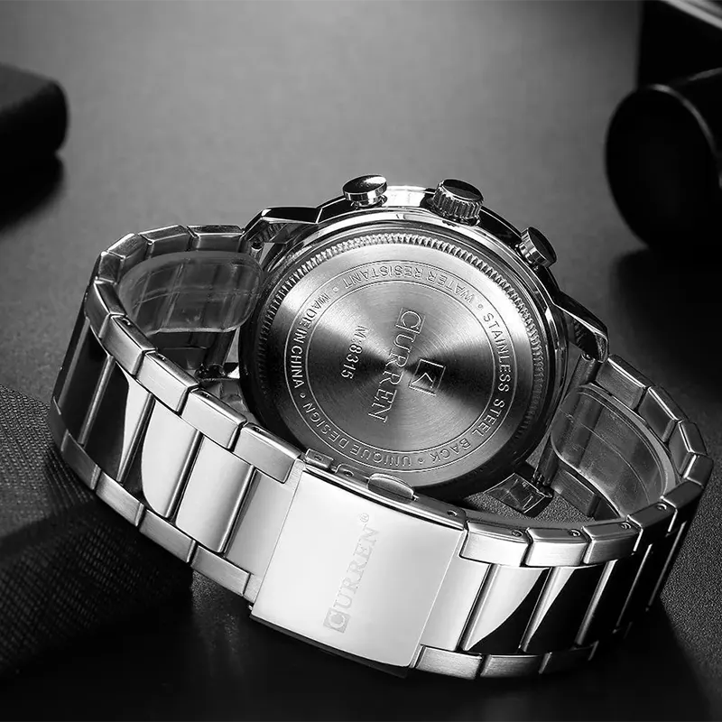 Curren Fashion Chronograph Blue Dial Men’s Watch | 8315