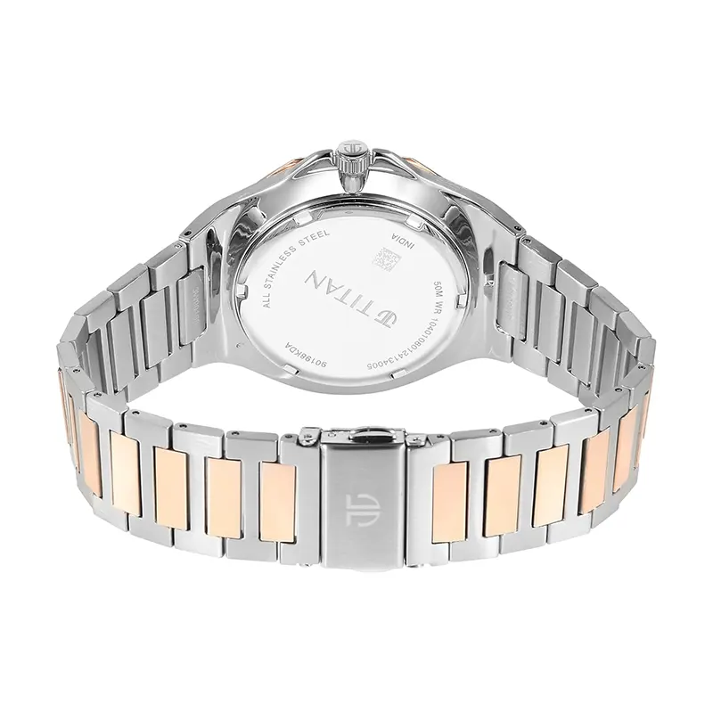 Titan Classic Slim Multifunction Silver Dial Men’s Watch | 90198KM01