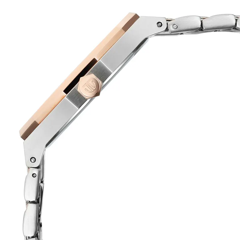 Titan Regalia Dodecagon Silver Dial Two-tone Men’s Watch | 90212KM01