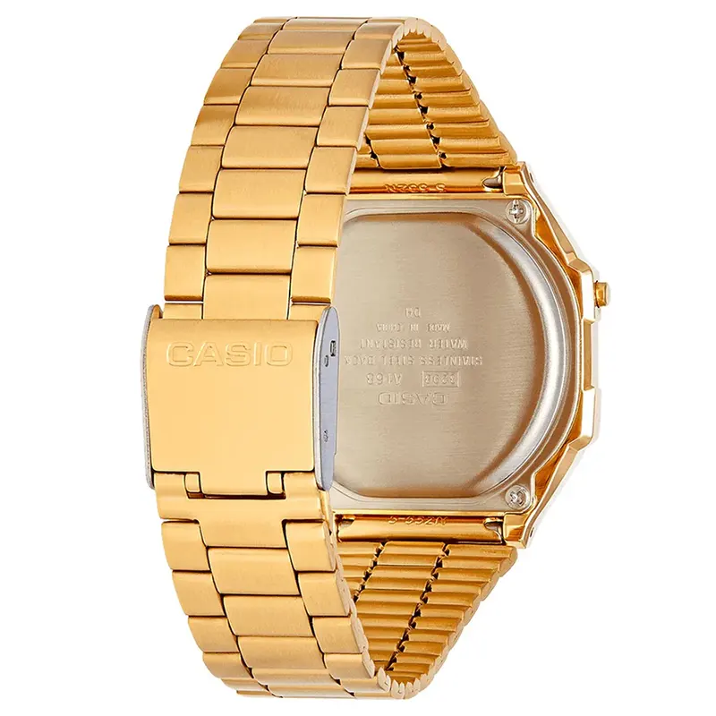 Casio A168WG-9W Vintage Digital Gold-tone Unisex Watch