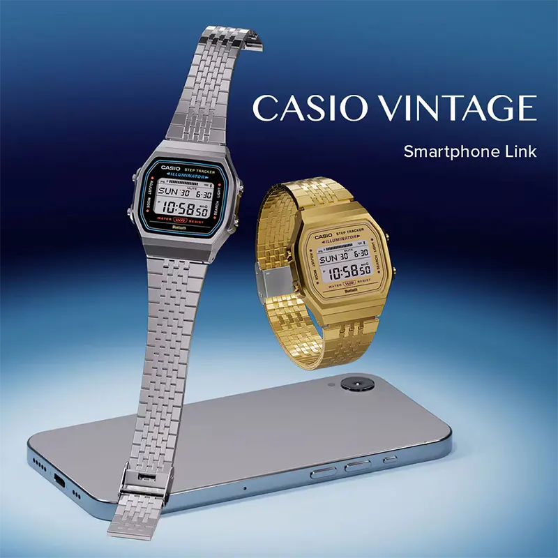 Casio ABL-100WE-1A Vintage Digital Smartphone Link Men's Watch