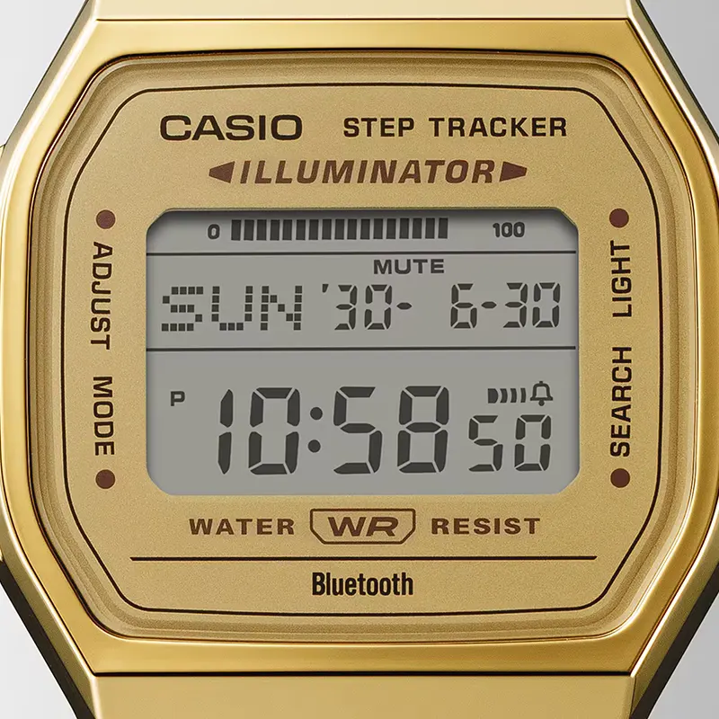 Casio ABL-100WEG-9A Vintage Gold-tone Smartphone Link Men's Watch