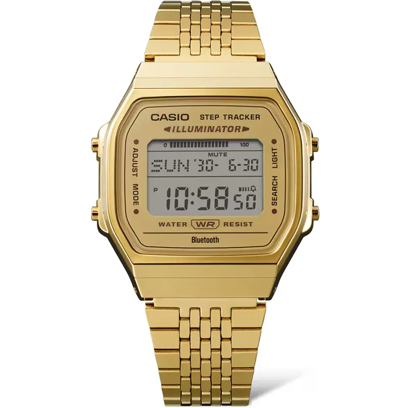 Casio ABL-100WEG-9A Vintage Gold-tone Smartphone Link Men's Watch