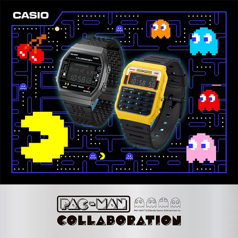 Casio x PAC-MAN Vintage Iconic Retro Bluetooth Men's Watch | ABL-100WEPC-1B