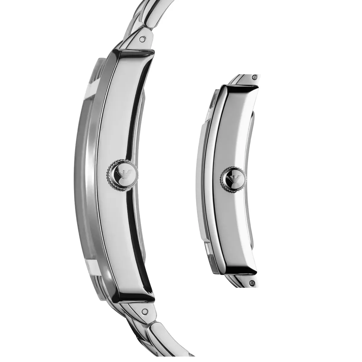 Emporio Armani Classic Black Dial Couple Watch | AR0156 | AR0157