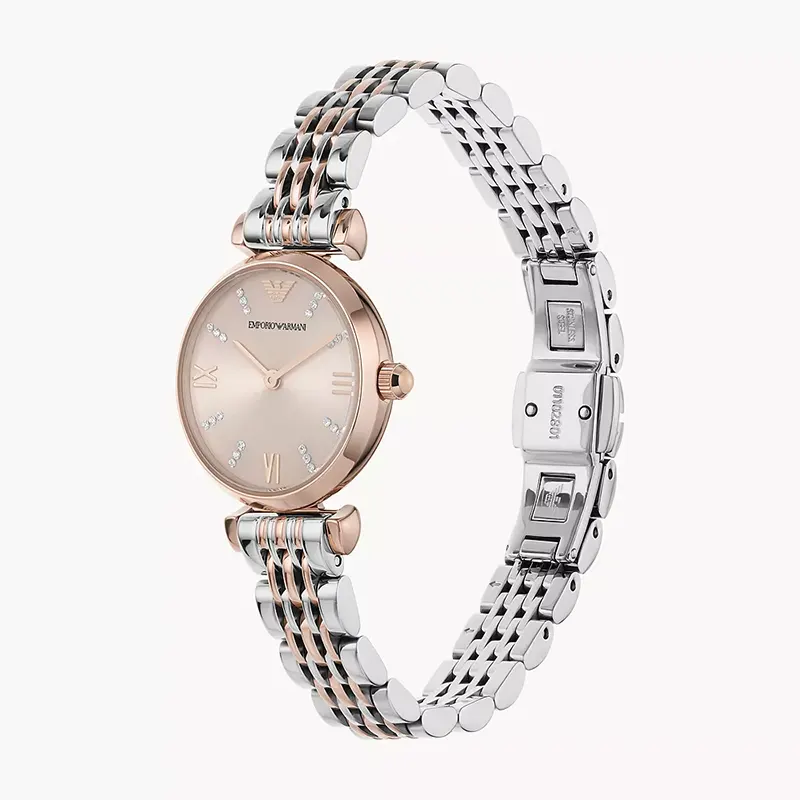 Emporio Armani Gianni T-Bar Two-tone Ladies Watch | AR11223