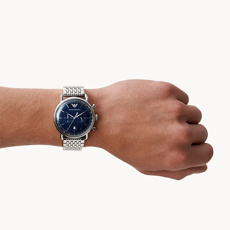 Emporio Armani Chronograph Blue Dial Men's Watch | AR11238